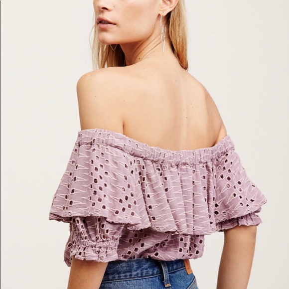 Free people that girl off the shoulder top (S/P) - Picture 4 of 4